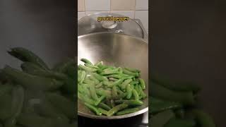 Sugar Snap Peas stir fry shortvideo cooking food [upl. by Ileane]