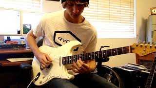 BETWEEN THE BURIED AND ME  THE PROVERBIAL BELLOW  SEAN WAGONER GUITAR COVER [upl. by Arehc27]