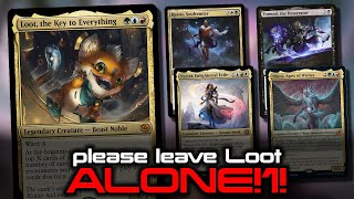 Loot the Key to Everything Commander Gameplay  vs Narset vs Illuna vs Ravos amp Tormod  tribalkai [upl. by Nadeau]