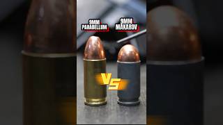 Cartucho 9mm Parabellum VS 9mm makarov ¿Cual es mejor historia curiosidades shortsfeed short [upl. by Koziarz]