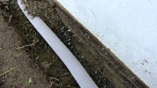 French Drain to Fix rising damp coming through house slab in Tropics [upl. by Reviel]