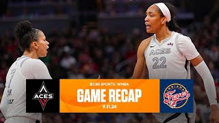 AJa Wilson BREAKS WNBA singleseason scoring RECORD  Game Recap  CBS Sports [upl. by Territus]