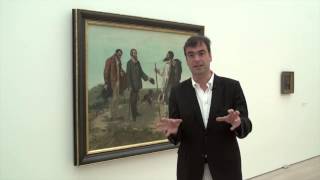 Tour through the GUSTAVE COURBET exhibition with curator Ulf Küster [upl. by Iridis137]