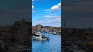 🇮🇹 siracusa waterfront siciky italy visitsicily harbor travellingwithoutmoving [upl. by Einoj]