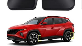 Hyundai Tucson 2022 mud guards install accessories [upl. by Larina752]