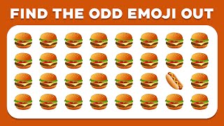 Find the ODD One Out Emoji Quiz  Easy Medium Hard Impossible [upl. by Annehsat]