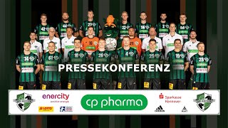 Pressekonferenz DIE RECKEN  TSV HannoverBurgdorf vs SG FlensburgHandewitt [upl. by Pruchno]