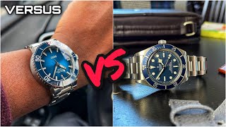 Tudor Black Bay 58 vs Oris Aquis 395  A Casual Comparison [upl. by Yelknirb]