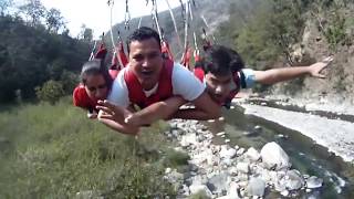 Flying Fox  Jumping Heights Rishikesh [upl. by Gareth147]