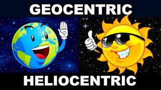 Geocentric and Heliocentric models of the universe [upl. by Kohcztiy]