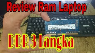 Review Ram Laptop DDR3 PC3L 12800s SK Hynix Bekas [upl. by Sibbie]