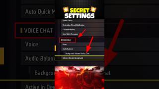 Secret Settings Only 1 Players Know 🏆  Free Fire shorts [upl. by Aroled]