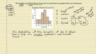 Describing a Histogram [upl. by Garrett]