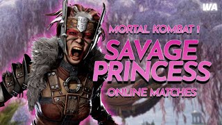 CRAZY FERRA TECH WITH KITANA  KitanaFerra Mortal Kombat 1 Online Matches [upl. by Gnolb]