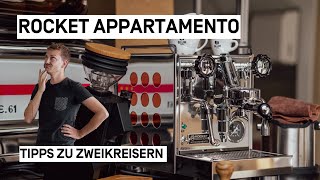 Wie gut kann sie Espresso zubereiten  Rocket Espresso Appartamento  Zweikreiser Espressomaschine [upl. by Buyers206]