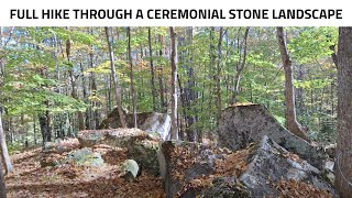 Full hike through a ceremonial stone landscape [upl. by Deraj103]