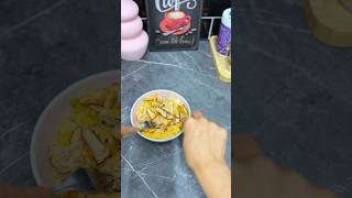 ASMR  weight loss recipe  Air fried salmon with golden rice [upl. by Ahsieyt]