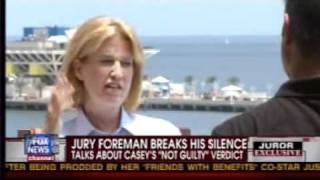 Casey Anthony Juror Speaks Out  On The Record Fox News Part 1 [upl. by Etnoled879]