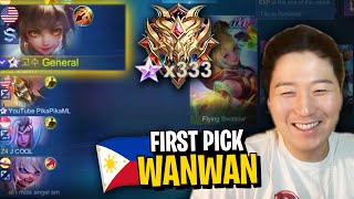 Finally Playing Wanwan in Philippine server  Mobile Legends [upl. by Marlette25]