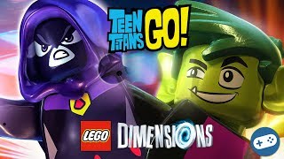 Teen Titans Go LEGO Dimensions Free Roam Gameplay with Beast Boy and Raven [upl. by Iviv]