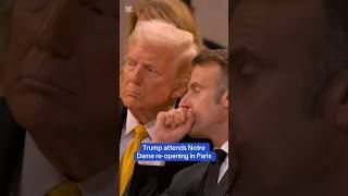 Macron et Trump à la réouverture de notre dame de Paris [upl. by Laden219]