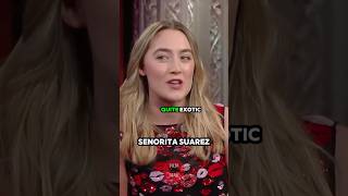 Saoirse Ronan Teaches You Irish Name  shorts [upl. by Ttoile442]