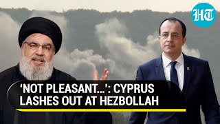 Israel Vs Hezbollah Cyprus’ Fiery Response After Nasrallah Issues Dire Warning  Watch [upl. by Bertle]