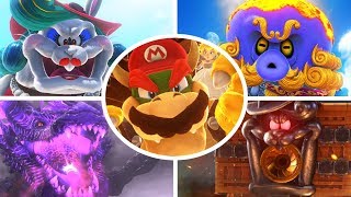 Super Mario Odyssey  All Bosses No Damage [upl. by Cha]