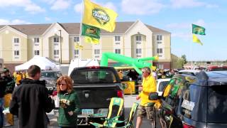 Tailgating with NDSU Bison Football Fans after ESPN College Gameday [upl. by Eneres462]