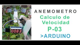 Anemómetro Casero con Arduino  Parte 03  Cálculo de Velocidad [upl. by Gilchrist348]