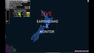 🌍Live Earthquake Alerts🚨 USGS GEONET SCSN OKU  RealTime  Earthquake SolarFlare🌍 [upl. by Coniah]