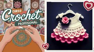 Los Diseños más Tiernos y Originales de Vestidos de Crochet para Niñas amantesdelcrochet [upl. by Mckeon140]