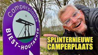 CAMPERPLAATS BIESTHOUTAKKER IN BRABANT  Solo camper Nederland  DWVLOGT 184 [upl. by Ahsoik]