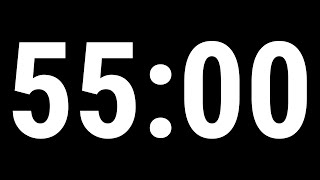 55 Minute Timer with Alarm  No Ads [upl. by Zullo]