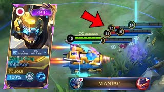 MANIAC JOHNSON MAGE BUILD IS BROKEN epic comeback MLBB🔥 [upl. by Ebenezer]