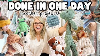 25 DONE in a DAY CROCHET Projects  YOU CAN FINISH in 1 DAY [upl. by Etakyram]