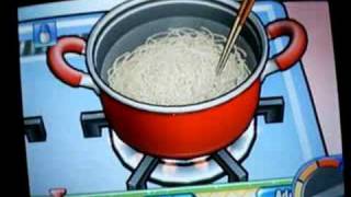 cooking mama wii spaghetti with squid ink [upl. by Alleroif]