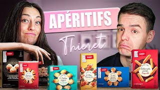 On teste des apéritifs Thiriet gougères mini pizzas mini quiches Mieux que Picard [upl. by Akinej]