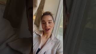 hailee steinfeld singing coast via tiktok [upl. by Nylyaj]