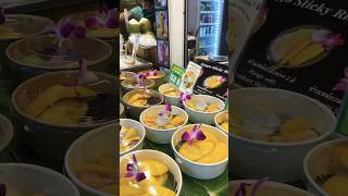 Mango Sticky Rice Yummy 😋viral travel thailand bangkok cafe food love music [upl. by Anitrak]