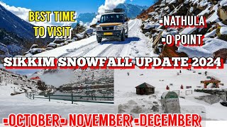 Best Time To Visit Sikkim For Snow 2024Sikkim Tour 2024 North Sikkim Tour 2024Sikkim Weather [upl. by Ardnuas]