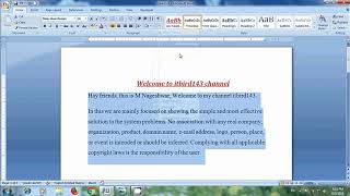 Word 2007 How to add borders to paragraphs in word [upl. by Marney]