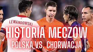 ⚽ HISTORIA MECZÓW POLSKA 🆚 CHORWACJA [upl. by Nirtiac]