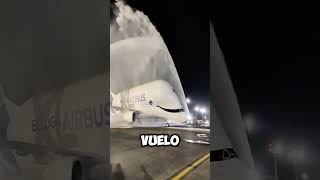 ¡Momento Especial Saludo de Agua a un Avión en Plena Pista ✈️shorts [upl. by Cini]