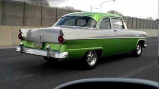 1955 FORD CUSTOMLINE LIME GREEN HOT ROD RAT ROD CRUISER [upl. by Boot]