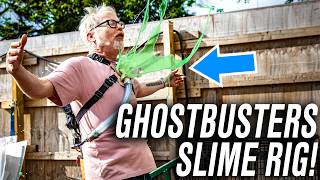 Adam Savage Gets SLIMED on the Ghostbusters Set [upl. by Idihsar530]