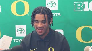 Oregon Football Dante Moore previews the 2024 season [upl. by Luttrell32]