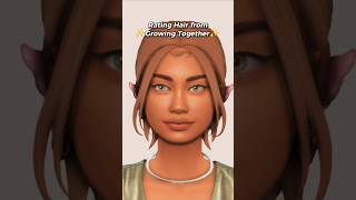 Rating Growing Together hair sims4 sims4cc thesims growingtogether gamergirl simmer hairstyle [upl. by Liuqa]