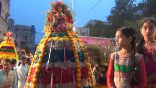 Bathukamma Festival Celebrations KukatpallyHYD [upl. by Ientruoc537]