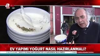 Ev yoğurdunun mucizevi etkileri  A Haber [upl. by Aicilif540]